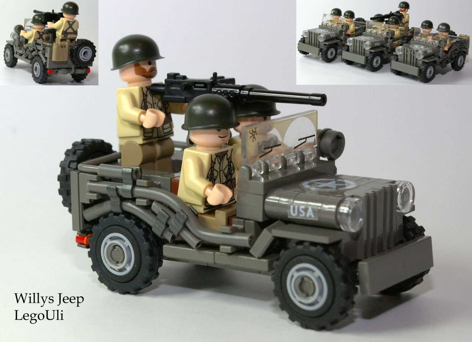 2, LEGO, Džíp, ii, ww, Willys