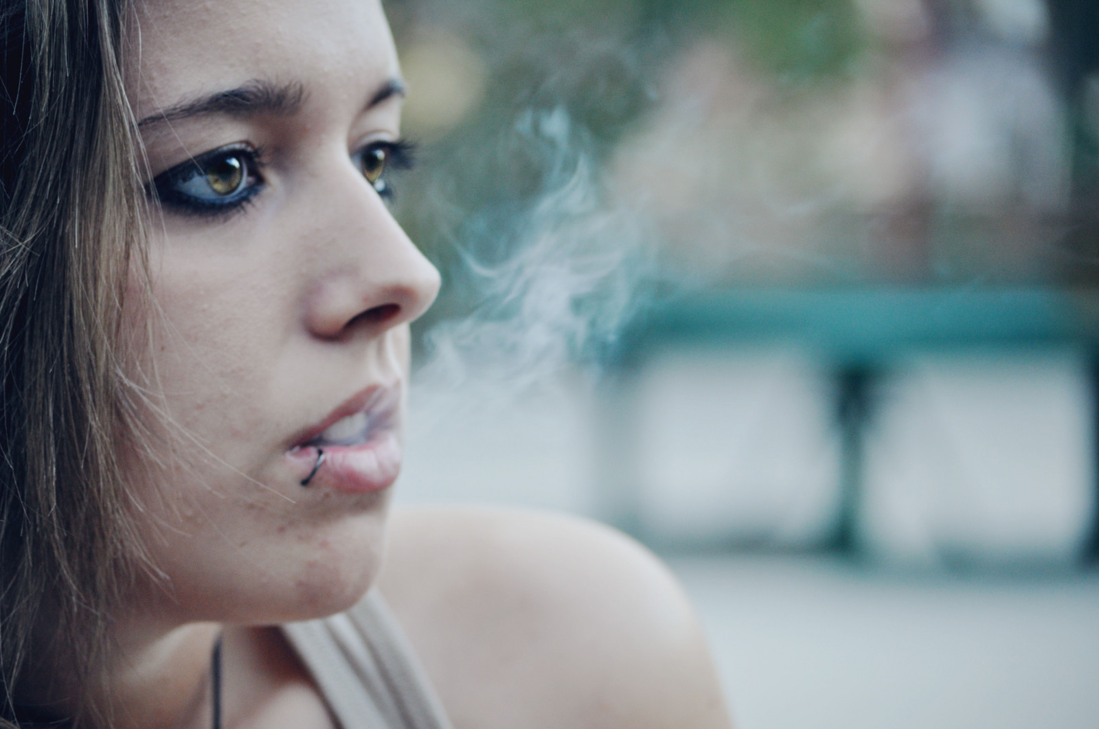 Wallpaper face, smoke, smoking, black hair, Nikon, mouth, nose, skin