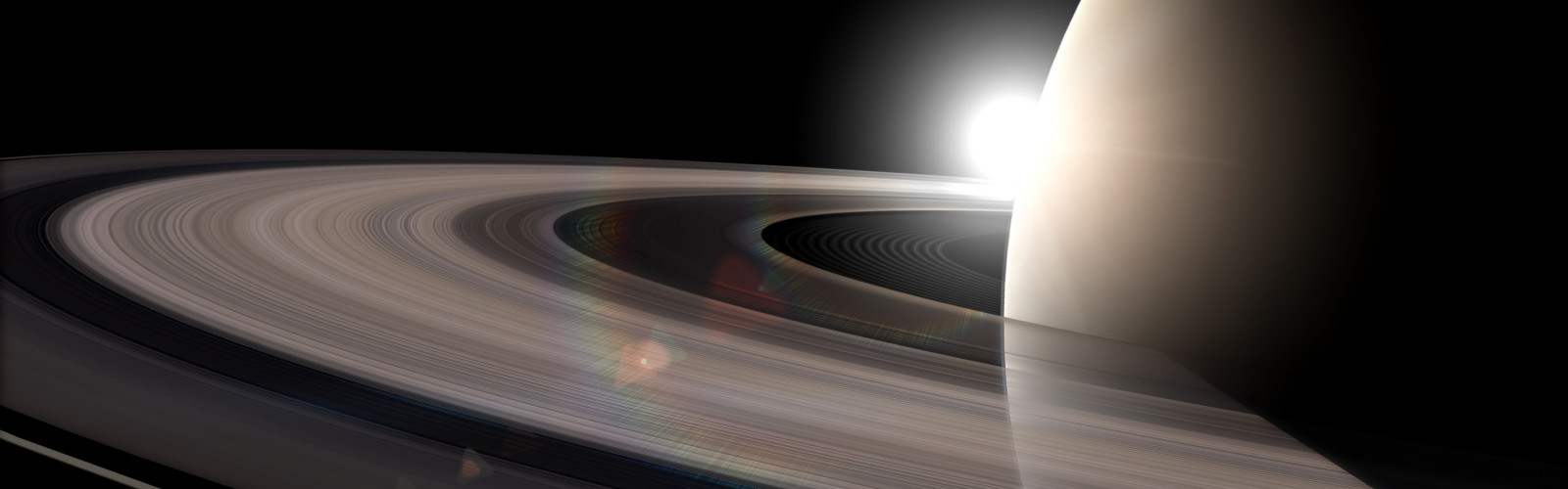 3840x1200 px, multiple display, planeta, planetární prstence, Saturn, Sluneční Soustava, prostor