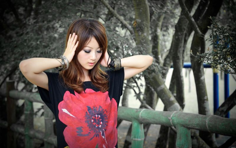 โมเดล,เอเชีย,การถ่ายภาพ,แต่งตัว,แฟชั่น,มือบนศีรษะ
