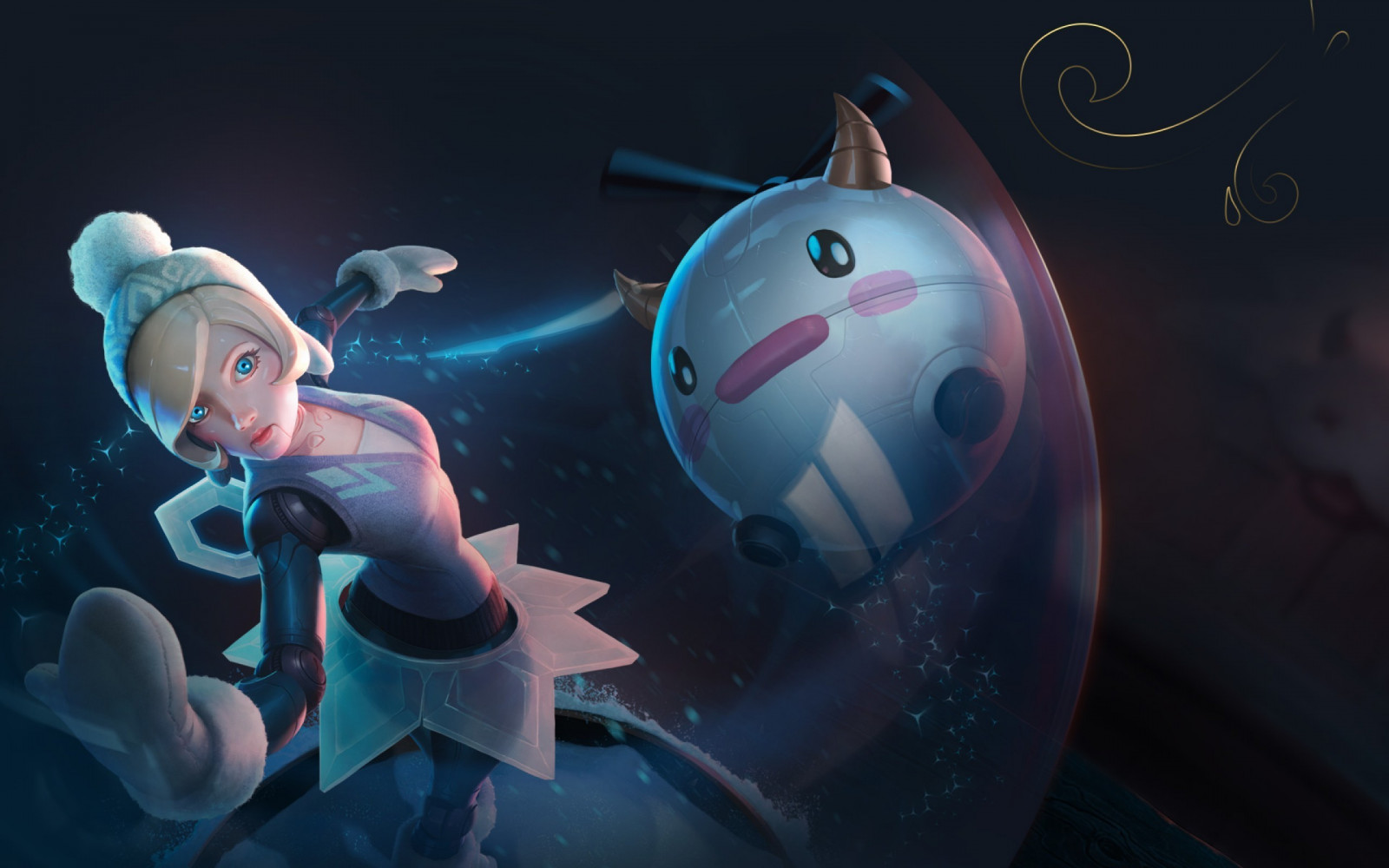 2560x1600 px, Liga af legender, Orianna, vinter