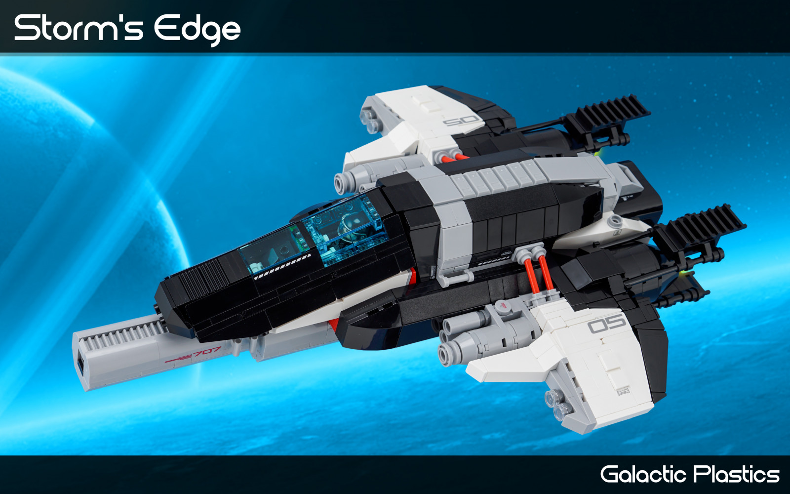 pistole, prostor, zbraň, LEGO, kosmická loď, stroj, moc, mecha, kosmická loď, Starfighter, počítač tapeta, stormsedge, galacticplastics, product design