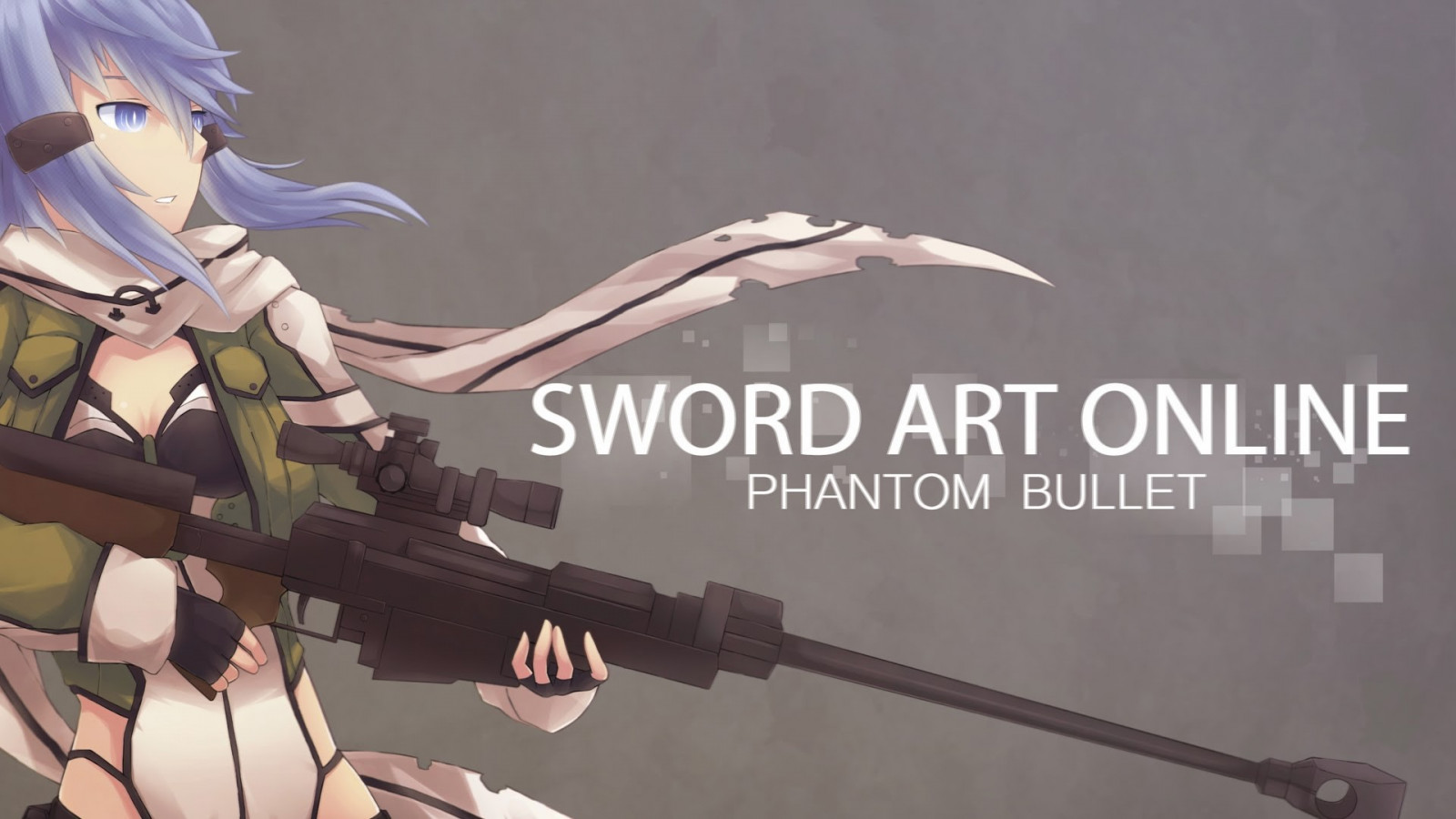 anime, Sword Art Online, zbraň, odstřelovací puška, Phantom Bullet, 1920x1080 px