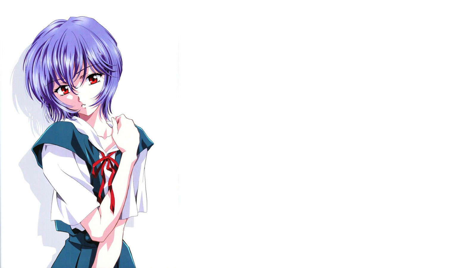 Neon Genesis Evangelion, Ayanami Rei, nền trắng, truyện