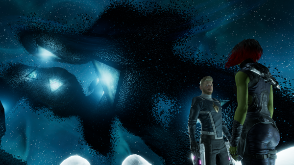 CGI,Guardians of the Galaxy Game,video games,screen shot,Gamora,Star Lord