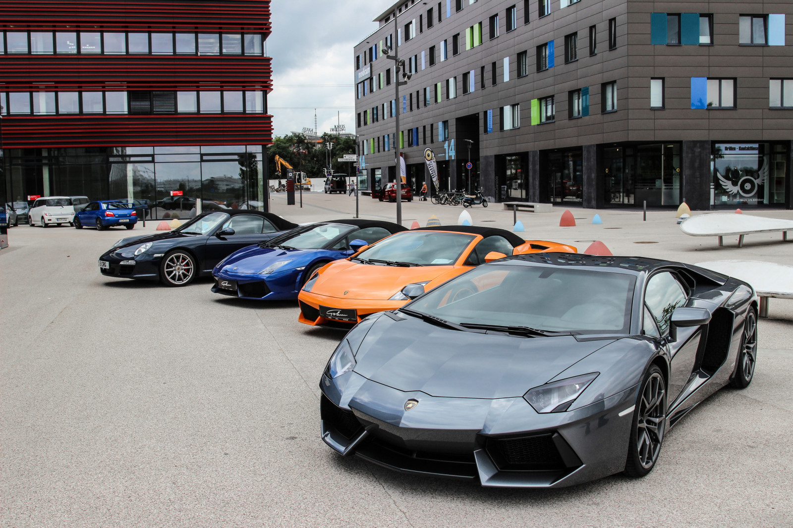 blu, estate, arancia, storia, italiano, 911, Tedesco, Porsche, Lamborghini, Raro, supercar, Gallardo, Porsche 911, lambo, spotter, Hypercar, worldcars, Lamborghini Aventador