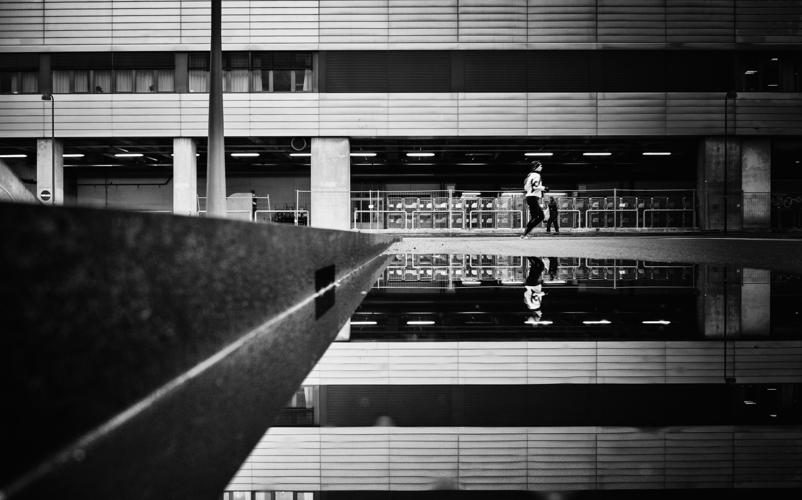 Černý a bílý, tělesné, odraz, černobílý, noiretblanc, dk, třídaFoto, Schwarzweiss, Dánsko, k benhavn, urbanarte, regionhovedstaden, XE2