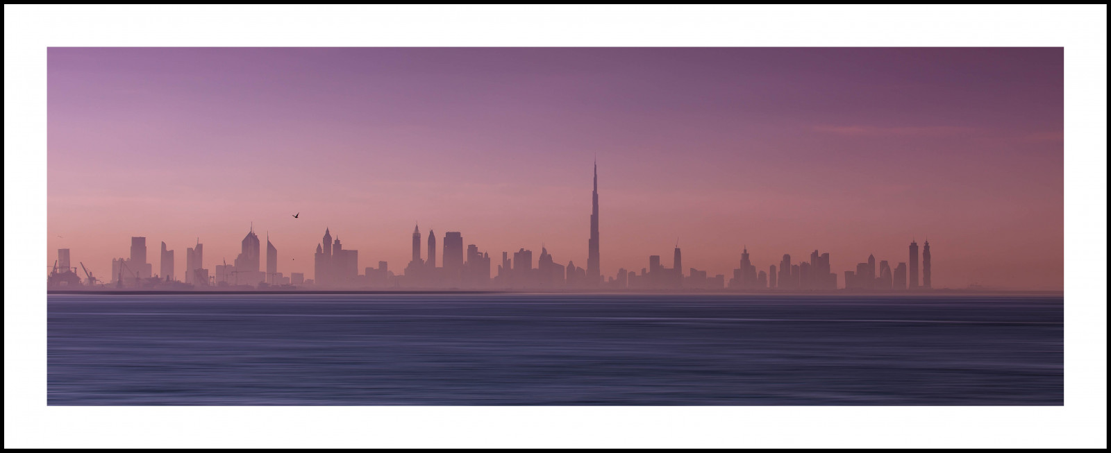panoráma, meer, dubaj, Nebel, nachový, uae, weite, Sonnenaufgang, morgen, horizont, Hochhauser, vereinigtearabischeemirate, canon5dmkii, robertmehlan, ef70200mmusmisii