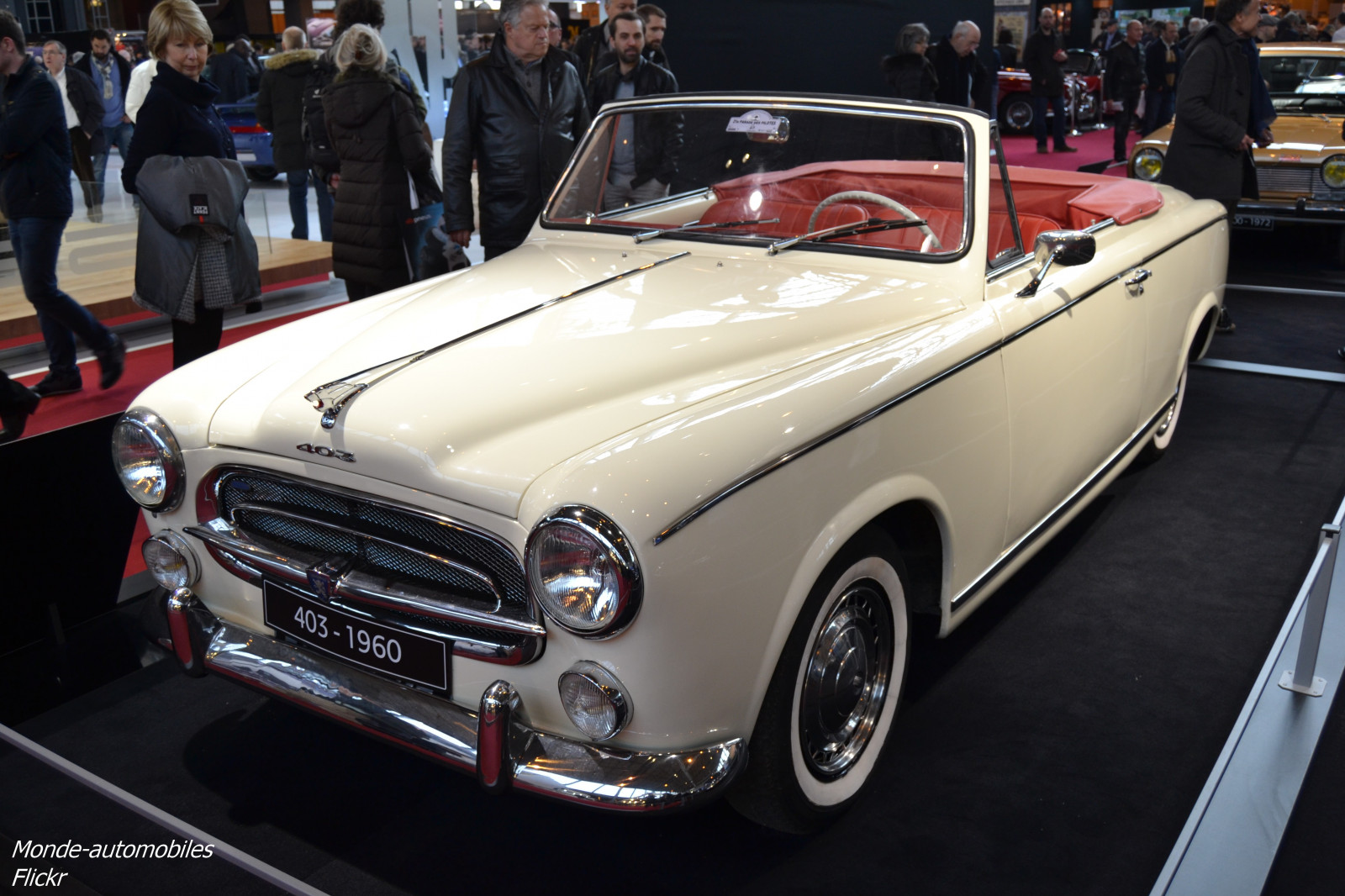 auto, veicolo, Francia, Parigi, ragno, auto d'epoca, Convertibile, voiture, Peugeot, auto, automobile, classico, cabriolet, 403, evenement, vehicule, ancienne, design automobilistico, veicolo a motore, auto d'epoca, vettura di medie dimensioni, Retromobile, peugeot 403