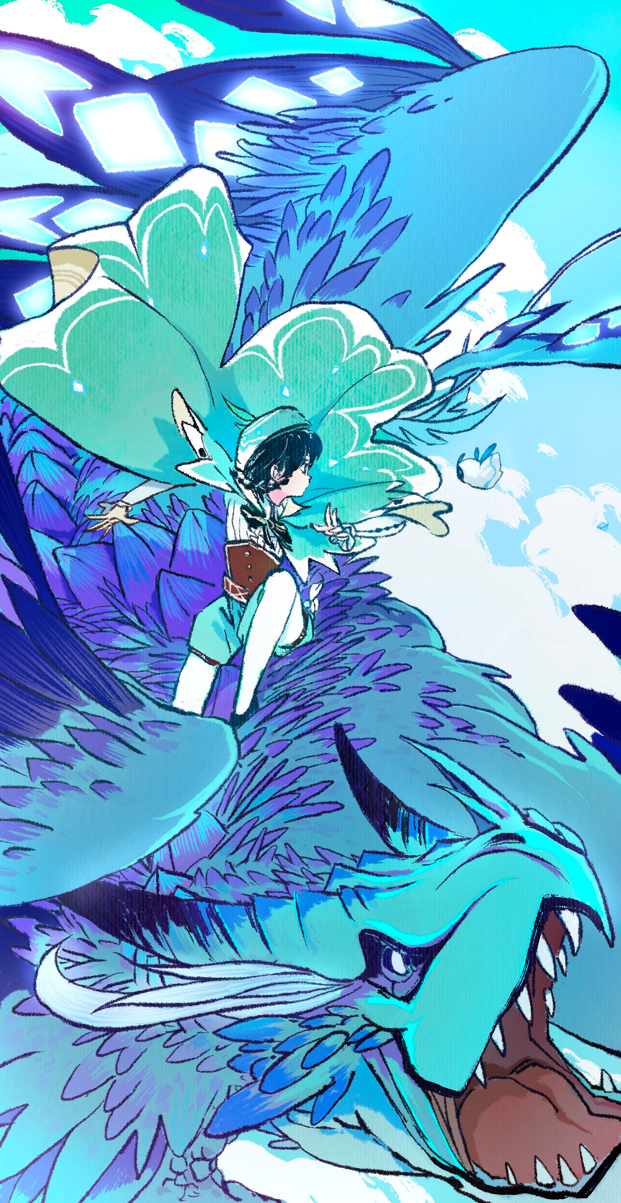 rostlina, blankyt, modrý, People in nature, UMĚNÍ, strom, aqua, petrolejově modrá, malování, terrestrial plant, cg artwork, fiktivní postava, květ, grafika, visual arts, ilustrace, beletrie, mýtické zvíře, kostýmy, křídlo, grafický design, vzor, výkres, kresba tužkou