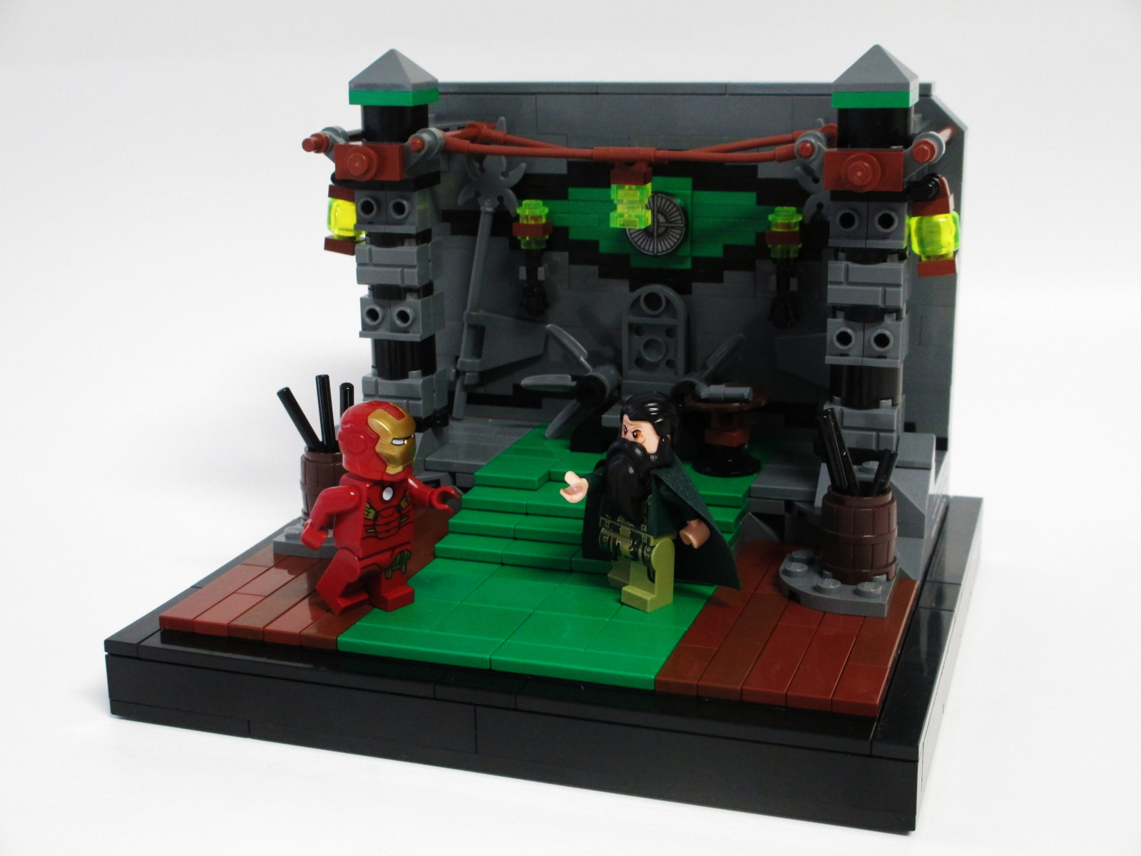 LEGO, Hračka, VS, muž, železo, 3, mandarinka