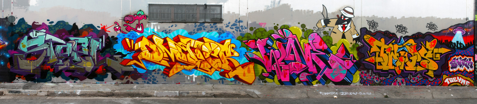 Sanfrancisco, Californien, graffiti, stål, YME, tegn, MSK, torsk, kviste, aftagende, tge, dmote, dmoters
