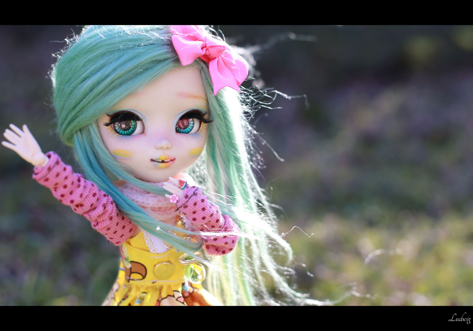 tráva, zelená, vlasy, Hračka, čokoláda, růžový, panenka, továrna, Zvyk, Barbie, duha, dívka, oko, sladký, tkaniny, víla, panenky, pullip, custo, OOAK, polka, willy, alexia, Wonka