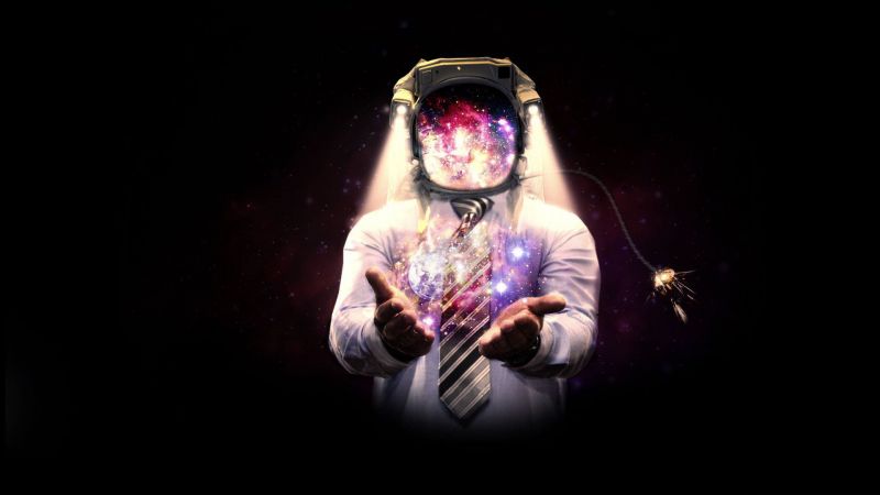 1920x1080 px, Kunstwerk, Astronaut, digitale Kunst, Fantasiekunst, Platz 1920x1080 px, Kunstwerk, Astronaut, digitale Kunst, Fantasiekunst, Platz