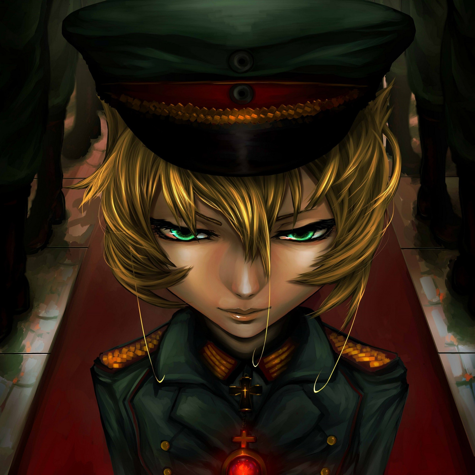 Anime, Youjo Senki, Tanya Degurechaff, quân đội, Ảnh chụp màn hình