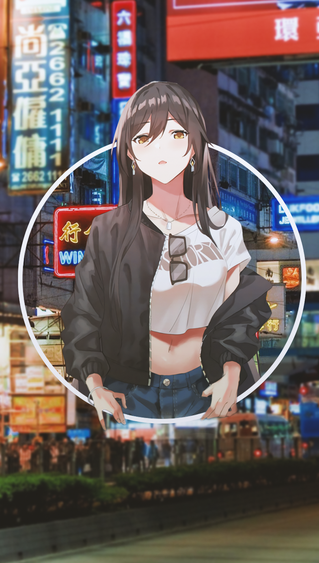 anime, anime girls, picture in picture