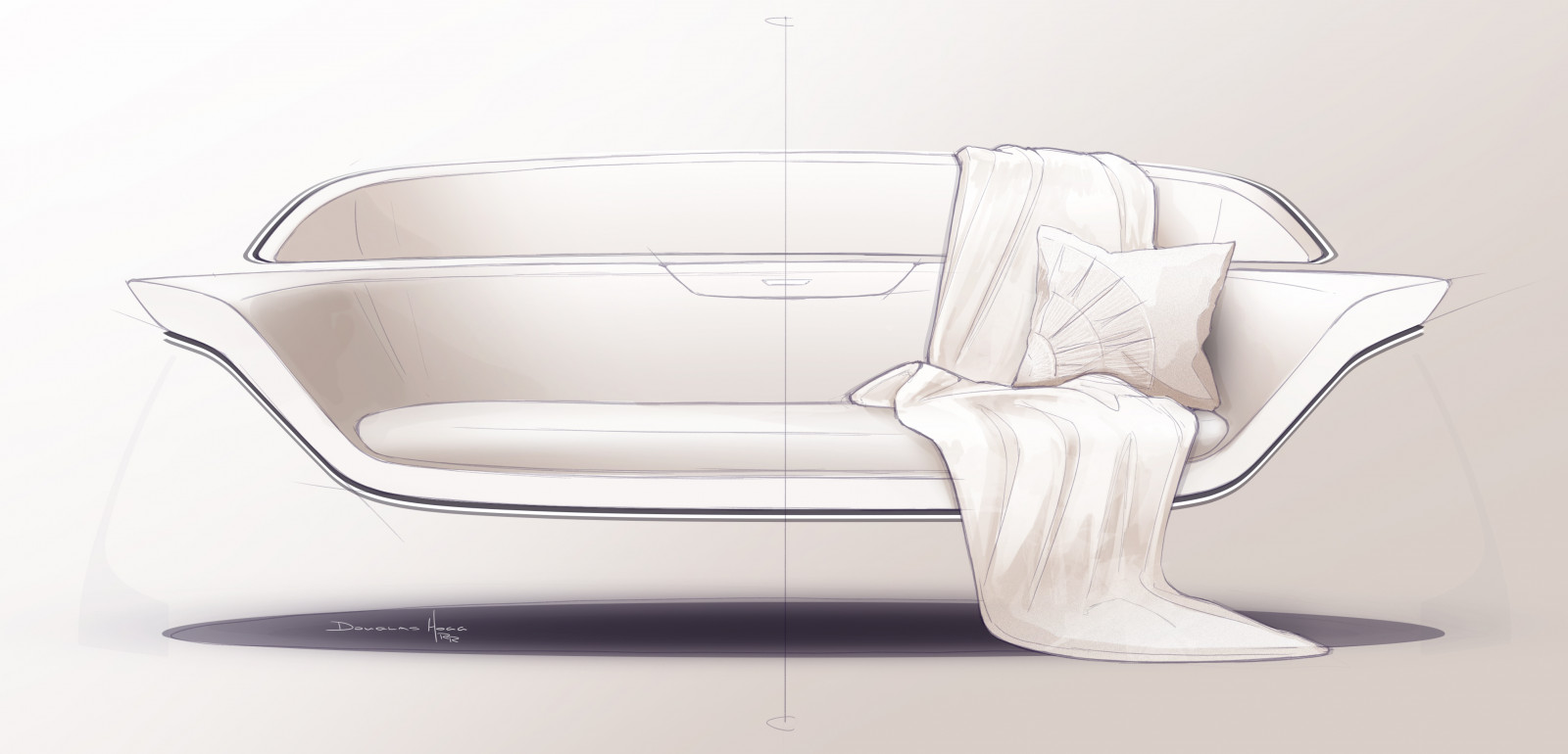 hvid, tabel, stol, Rolls Royce, netcarshow, netcar, bil billeder, bil foto, 2016, Vision Næste 100, møbel, produkt, tallerkner, toiletbræt, bidet