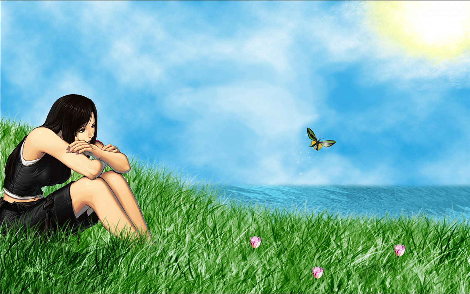 1920x1200 px, příchod, alternativní, UMĚNÍ, děti, digitální, fantazie, finále, Lockheart, Tifa, vii