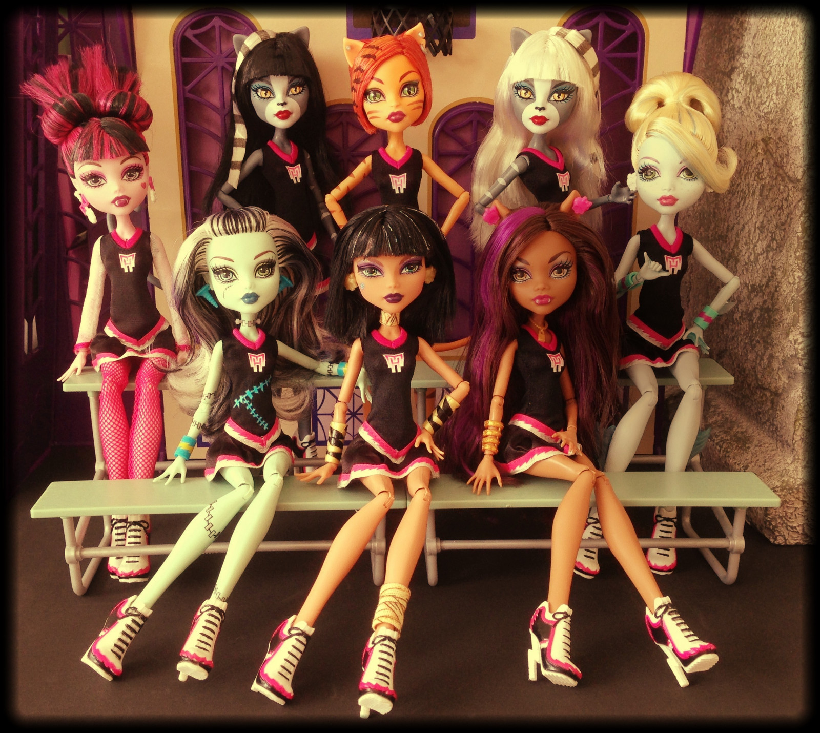 hračky, vlk, Hračka, růžový, panenka, Nil, Frankie, vysoký, de, nahrané flickrmobile, flickriosapp filtr mlok, netvor, panenky, strach, četa, Stein, Cleo, Clawdeen, Draculaura, toralei, Wascats, Meowlody, Purrsefon, Salamandrový filtr