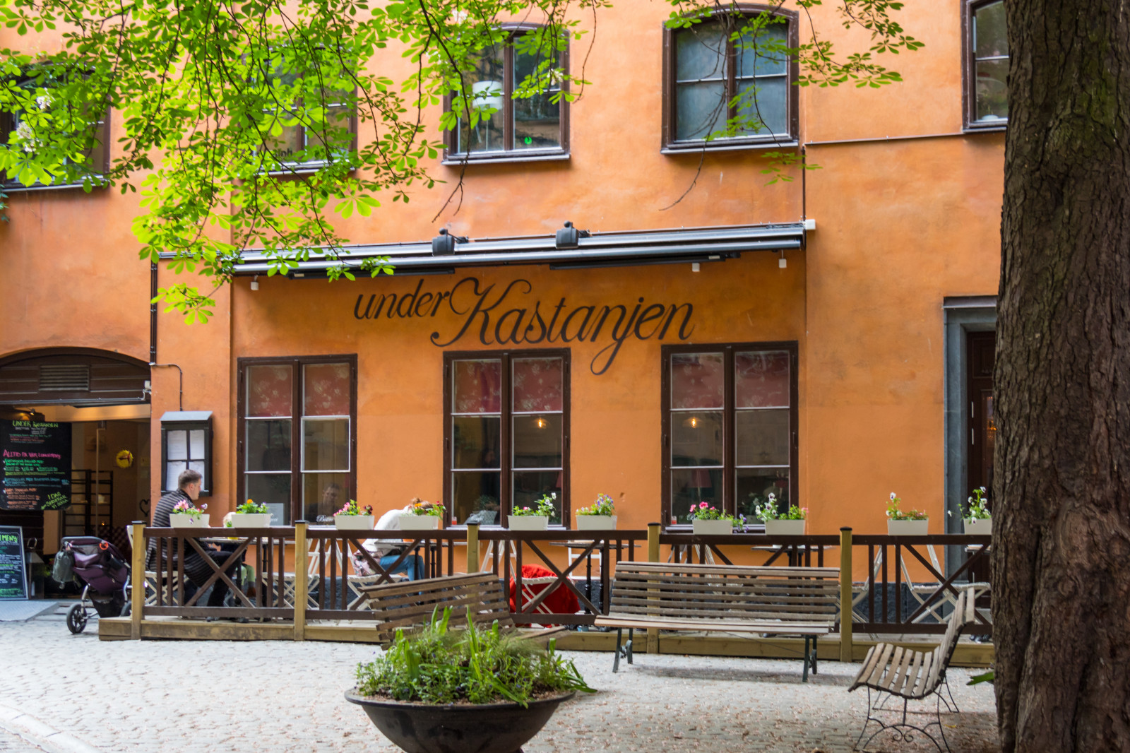 budova, náměstí, město, restaurace, Stockholm, centrum, byggnad, torg, attackfoto, gamlastan, staré Město, attackfoto7, chestnuttree, underkastanjen, underthechestnuttree, sousedství