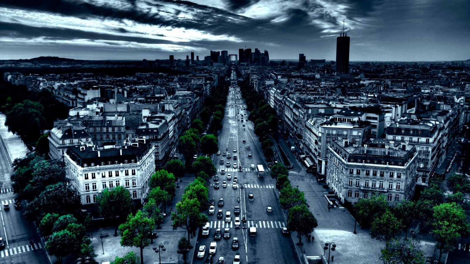 Bäume, Stadt, Straße, Stadtbild, Nacht-, Auto, städtisch, Gebäude, Straße, Fotografie, Skyline, Wolkenkratzer, der Verkehr, Panorama, Frankreich, Paris, Vogelperspektive, Stadion, Metropole, Innenstadt, Wahrzeichen, Bildschirmfoto, 1920x1080 px, Stadtgebiet, Metropolregion, menschliche Siedlung, Gegend, Wohngebiet, geographische Eigenschaft, Luftaufnahmen