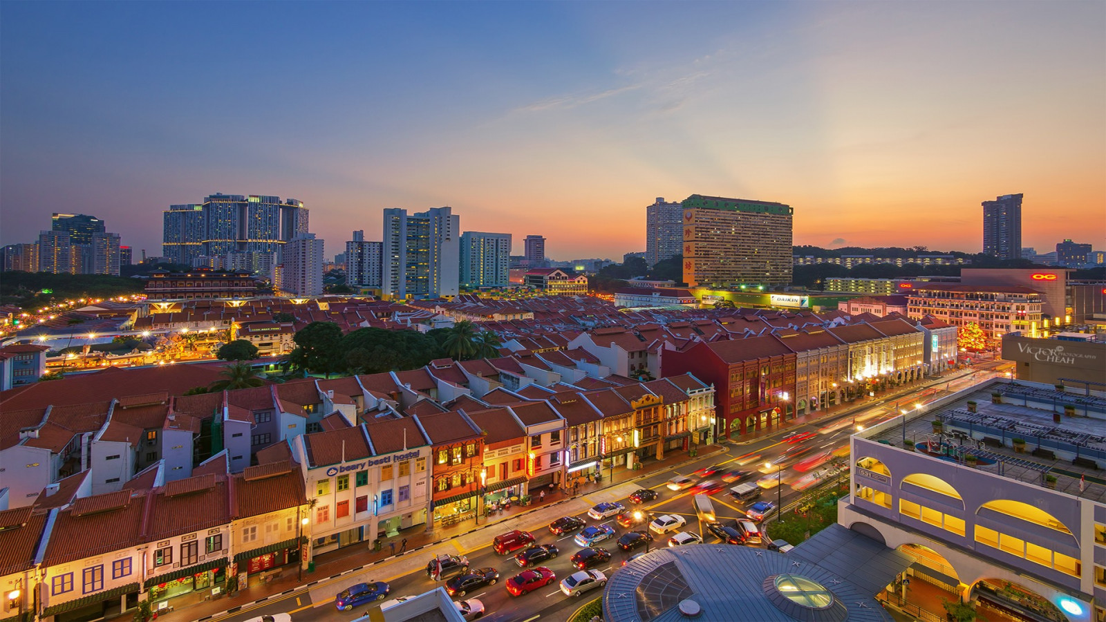 solnedgang, by, bybilledet, nat, skyline, skyskraber, aften, horisont, by, panorama, skumring, metropol, downtown, milepæl, byområde, hovedstadsområde, menneskelig bosættelse, kvarter, boligområde, geografisk funktion