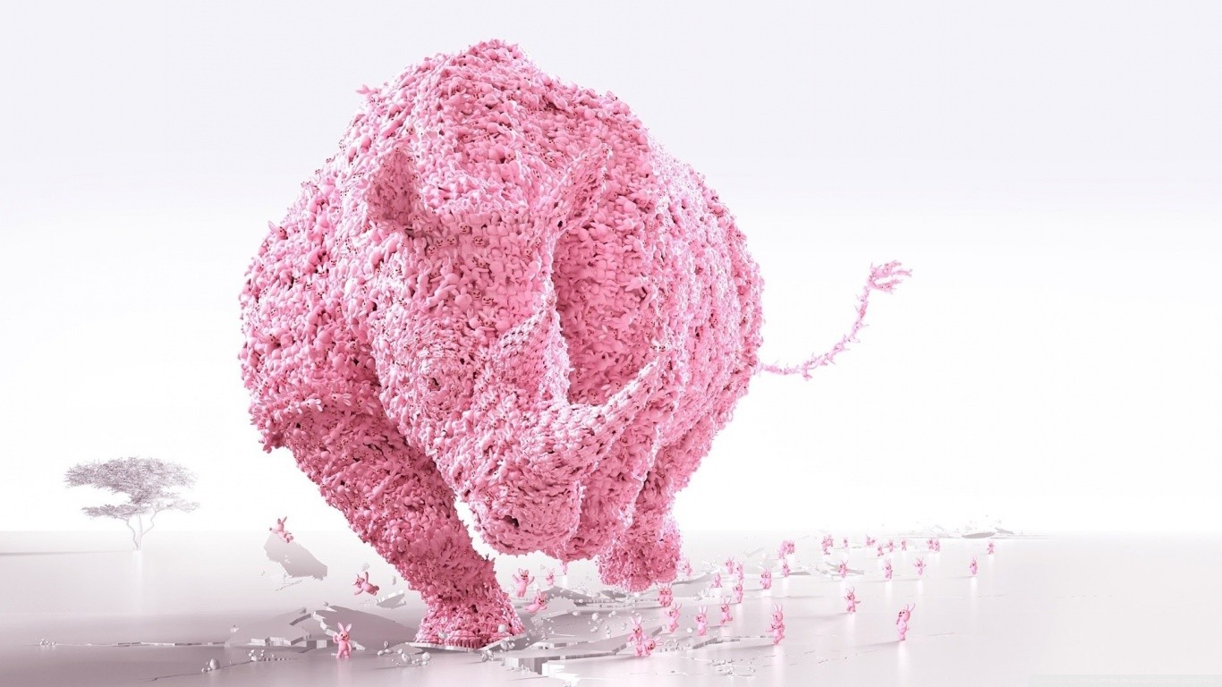 srdce, růžový, nosorožec, purpurová, květ, ruka, okvětní lístek, orgán