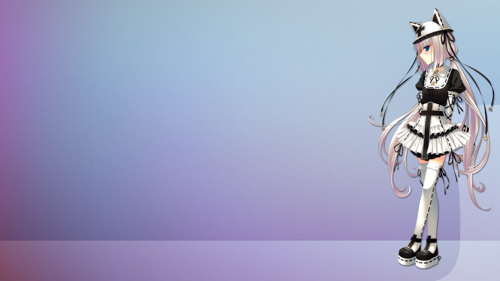 Aname Gradient Wallpaper : anime, gradient, Scope10, Neko Para, Vanilla Neko Para ...