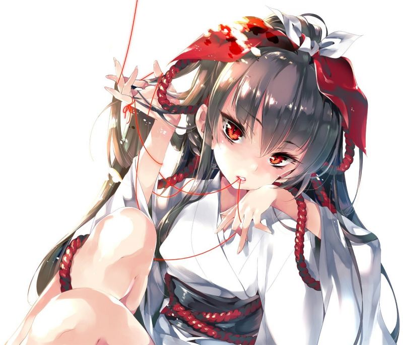 図,アニメ,アニメの女の子,赤い目,元の文字,衣類