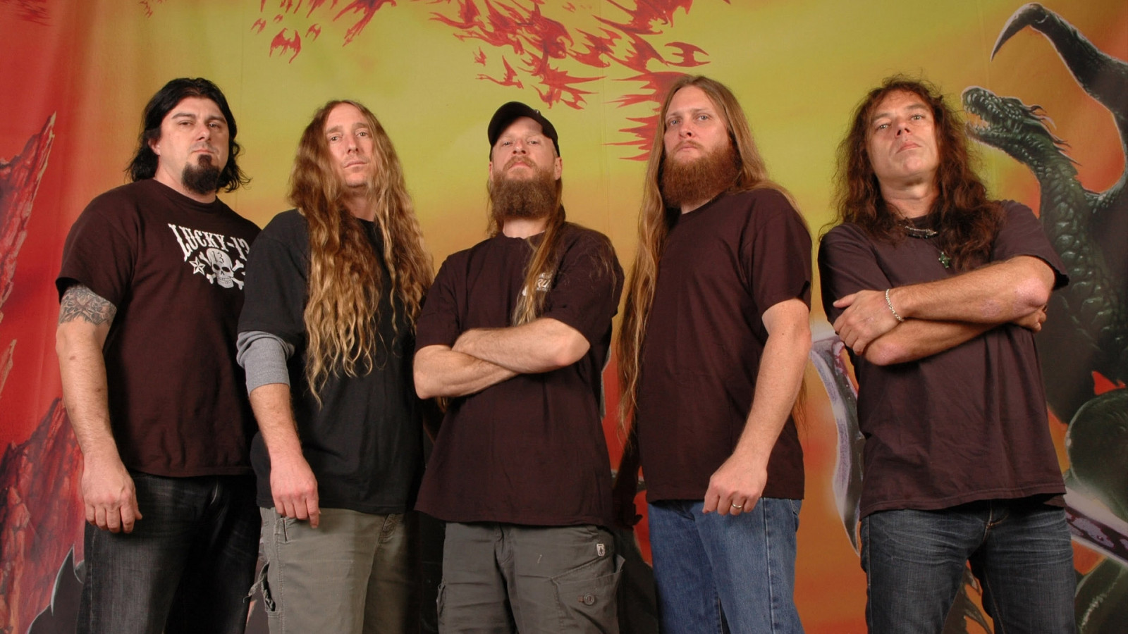 วอลเปเปอร์ : ข่าวมรณกรรม, วงดนตรี, พื้นหลัง, มังกร, ผม 1920x1080