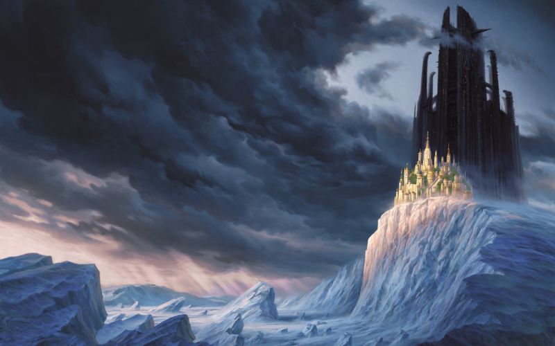 umělecká díla, hrad, Koncepce umění, Terén, nebe, atmosféra umělecká díla, hrad, Koncepce umění, Terén, nebe, atmosféra