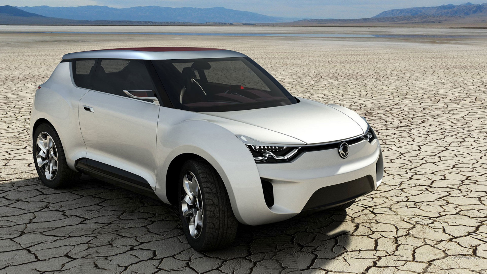 Wallpaper concept cars, SsangYoung XIV 2, land vehicle, automotive