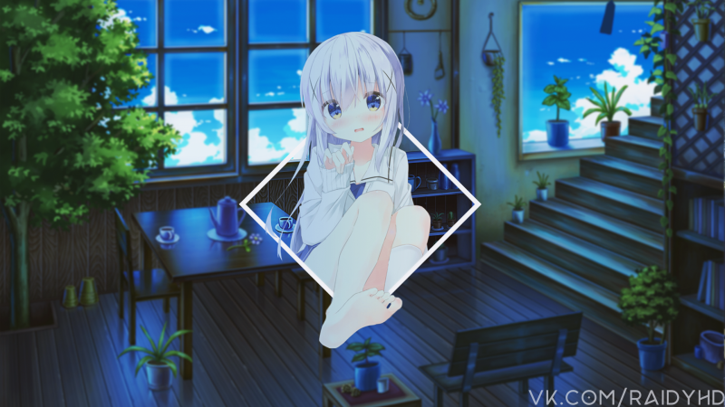 anime, Raidy hd, Anime piger, picture in picture, Kafuu Chino anime, Raidy hd, Anime piger, picture in picture, Kafuu Chino
