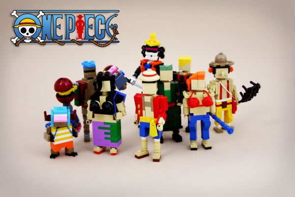 anime, scale, robin, hat, chopper, LEGO