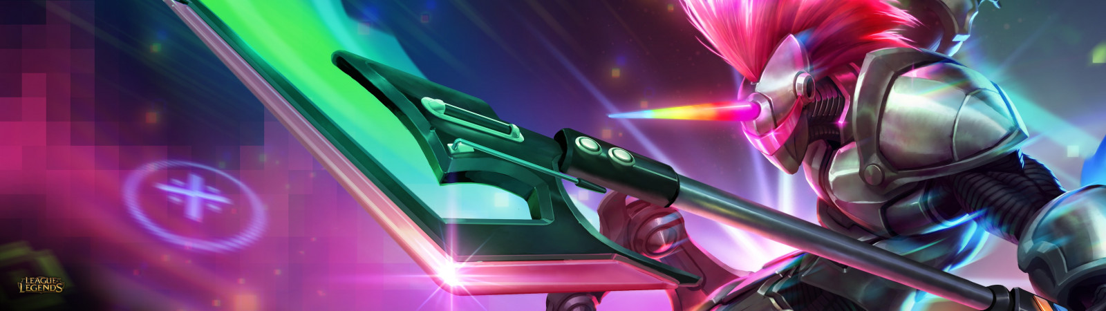 anime, Liga af legender, arcade skind, diskotek, skærmbillede, 3840x1080 px, computer tapet, natklub