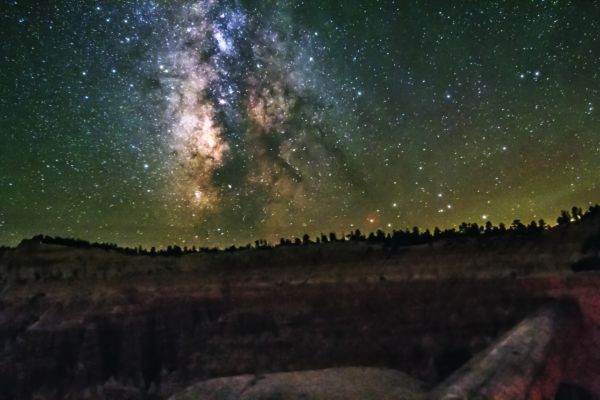 sky, Mars, night, stars, landscape, nationalpark