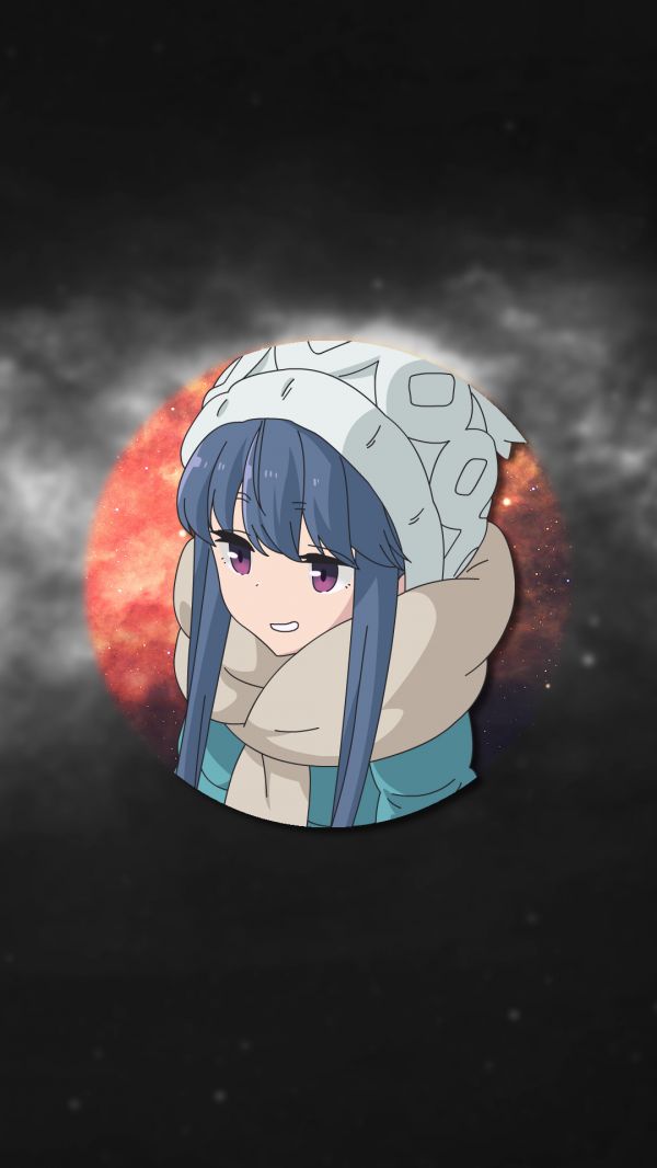 Rin Shima,Yuru Camp,render in shapes