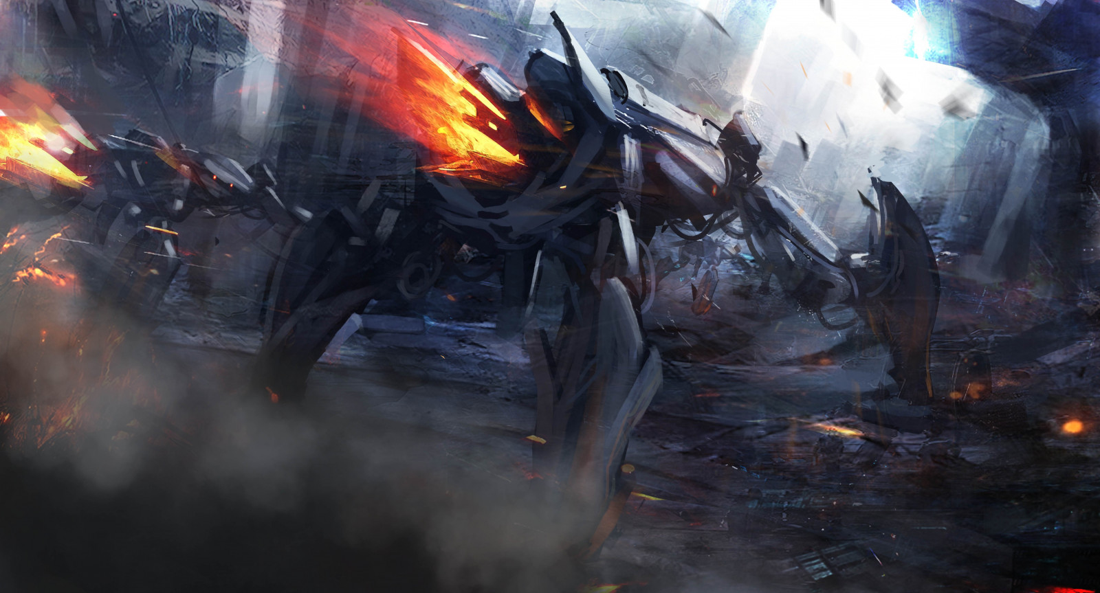 fantasy umění, robot, válka, umělecká díla, Mech, Koncepce umění, hry, Snímek obrazovky, počítač tapeta, zvláštní efekty, pc hry, geologický fenomén, 6088x3284 px