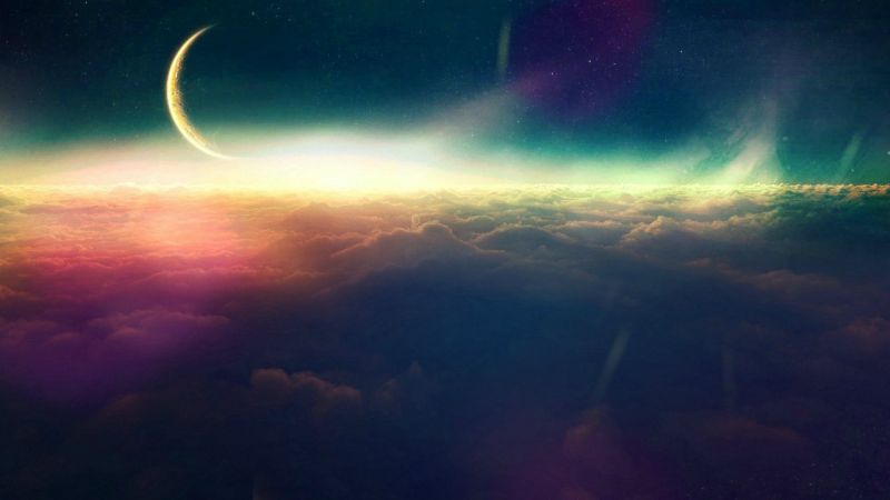 luce del sole, paesaggio, Fantasy art, pianeta, cielo, nuvole luce del sole, paesaggio, Fantasy art, pianeta, cielo, nuvole