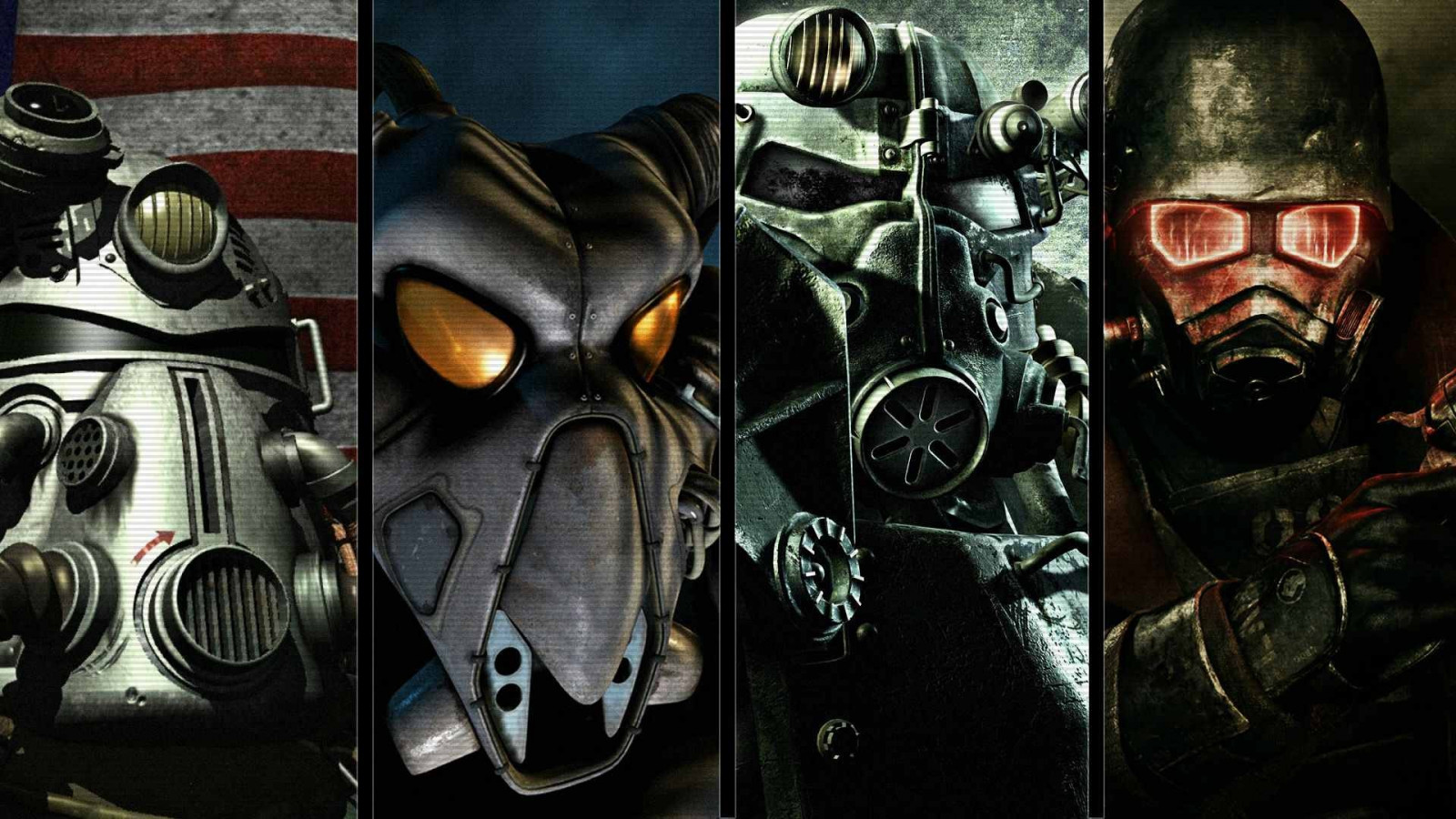 Fondos de pantalla collage, Caer, historietas, ropa, Fallout 3, Casco
