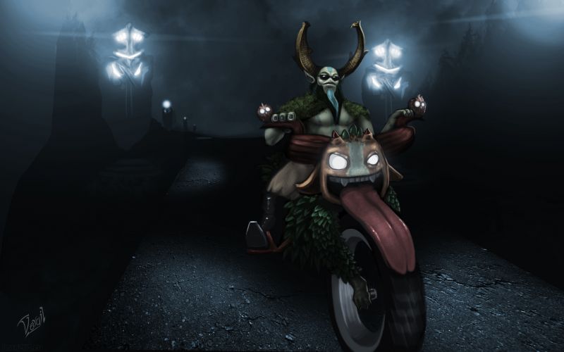 Dota 2, Snímek obrazovky, auto, motocykl, vozidlo, tma Dota 2, Snímek obrazovky, auto, motocykl, vozidlo, tma
