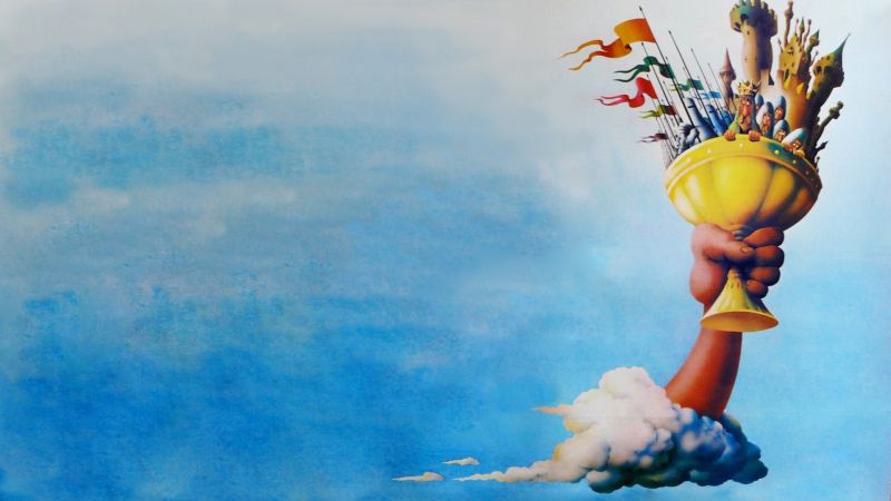 terry gilliam,malování,modrý,Hračka,Monty Python a Svatý Grál,Monty python