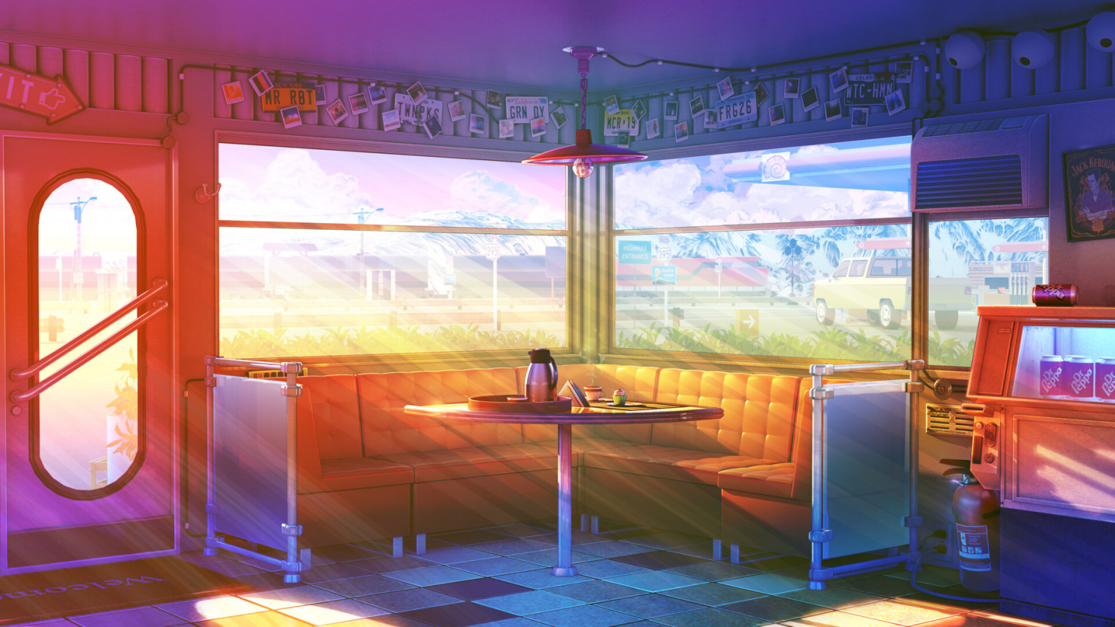 Wallpaper : building, orange, architecture, interior design