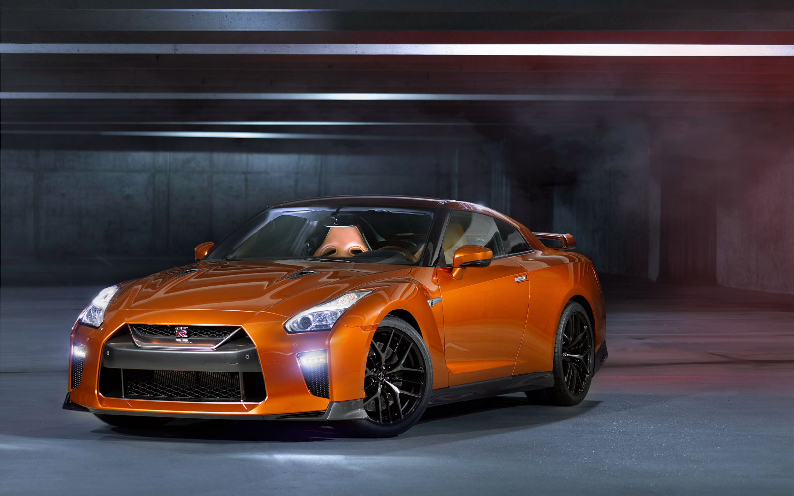 Wallpaper : Nissan GTR, mobil orange, super Car, Mobil sport, Nissan GT ...