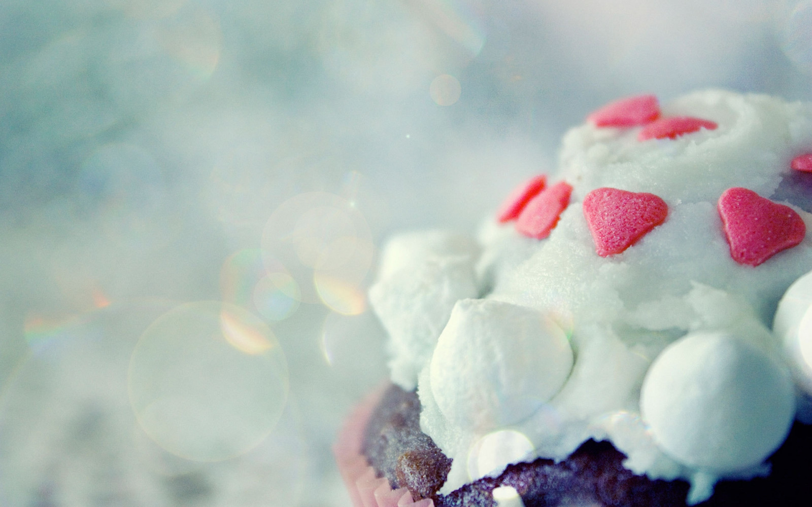 Wallpaper dessert, cake, meringue, hearts 1920x1200 1080005 HD