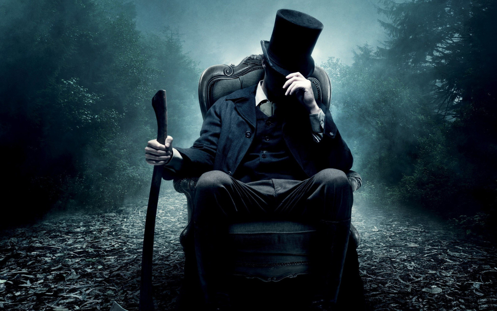 Abraham Lincoln Vampire Hunter, mezzanotte, oscurità, immagine dello schermo, sfondo del computer, personaggio fittizio
