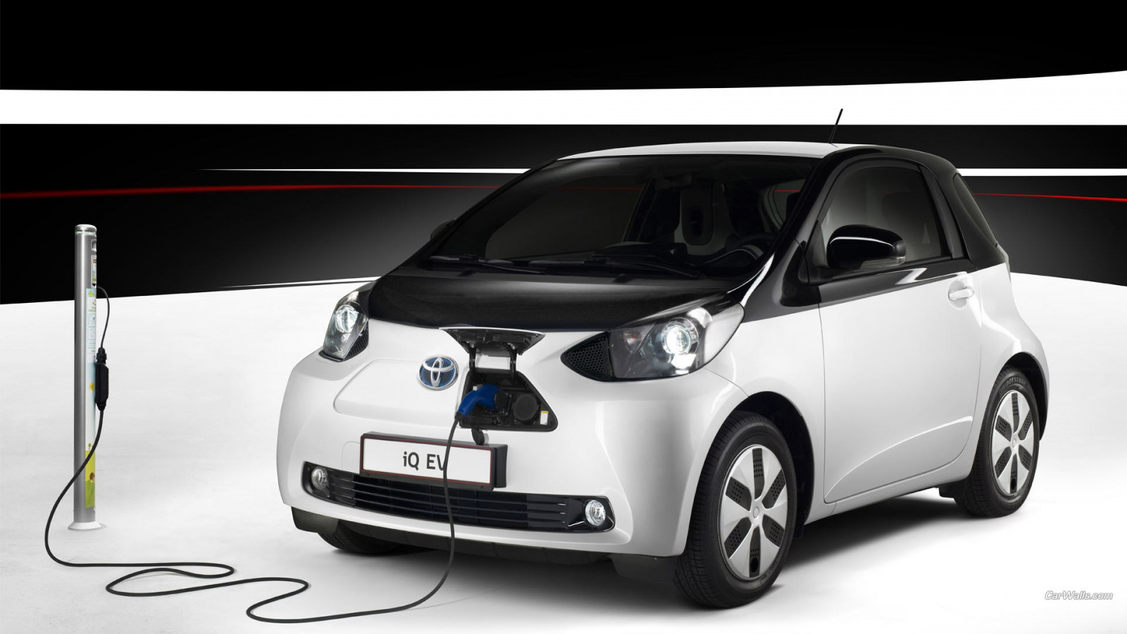 1920x1080 px, coche, Coches eléctricos, Toyota IQ