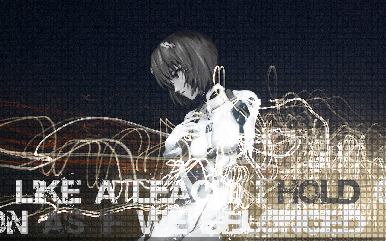 ilustrace, anime, Neon Genesis Evangelion, UMĚNÍ, světlo, kryt alba