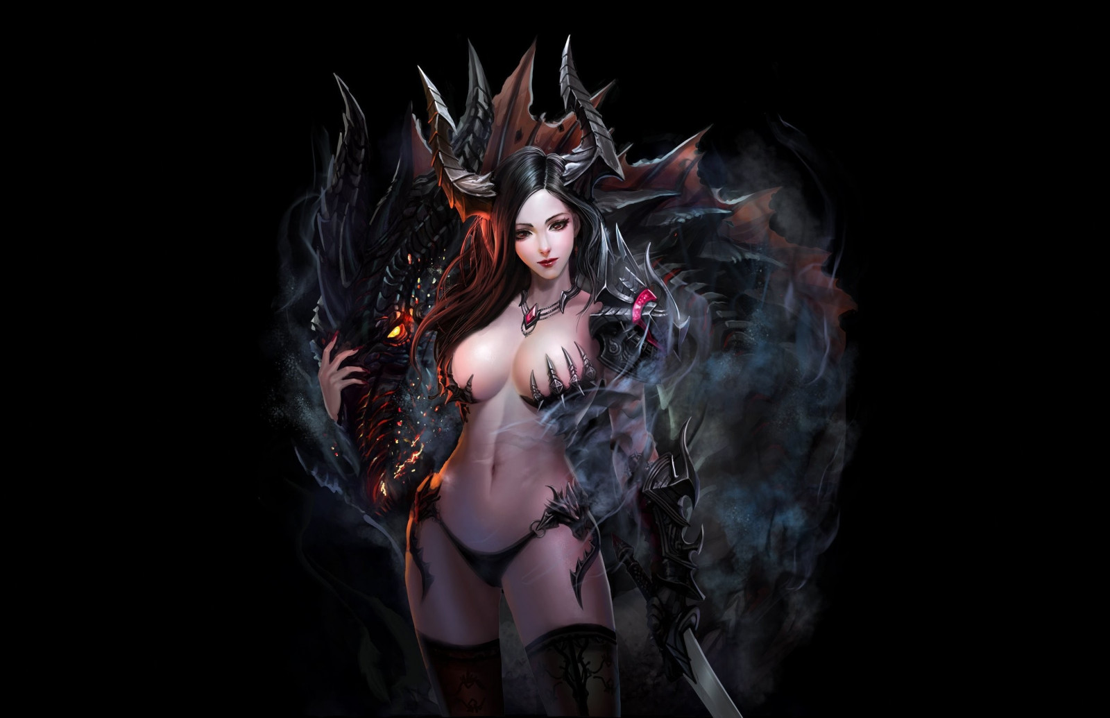 Dark fantasy figure