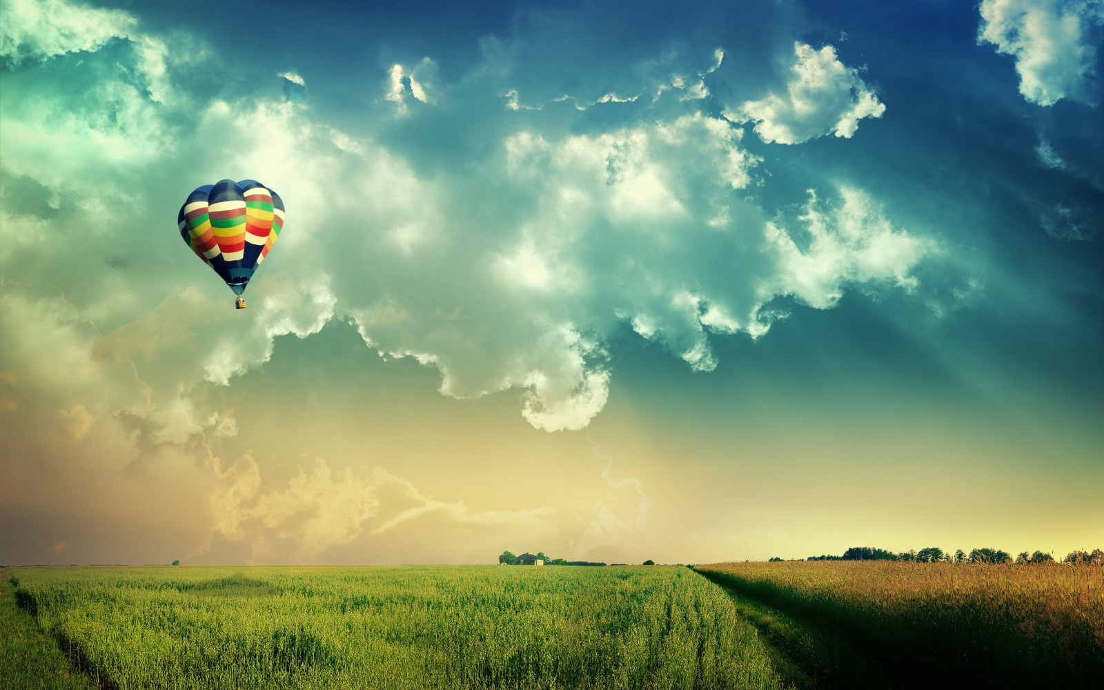 zonlicht, landschap, natuur, gras, hemel, veld-, vliegtuig, ochtend-, Zon, horizon, atmosfeer, wolk, grasland, weide, vlakte, prairie, computer wallpaper, aardatmosfeer, heteluchtballon